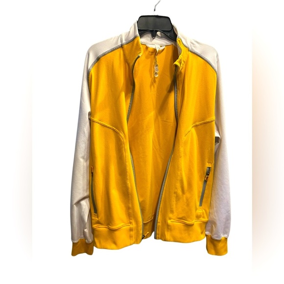 Lululemon Yellow and White Men's Jacket size L - Picture 4 of 7
